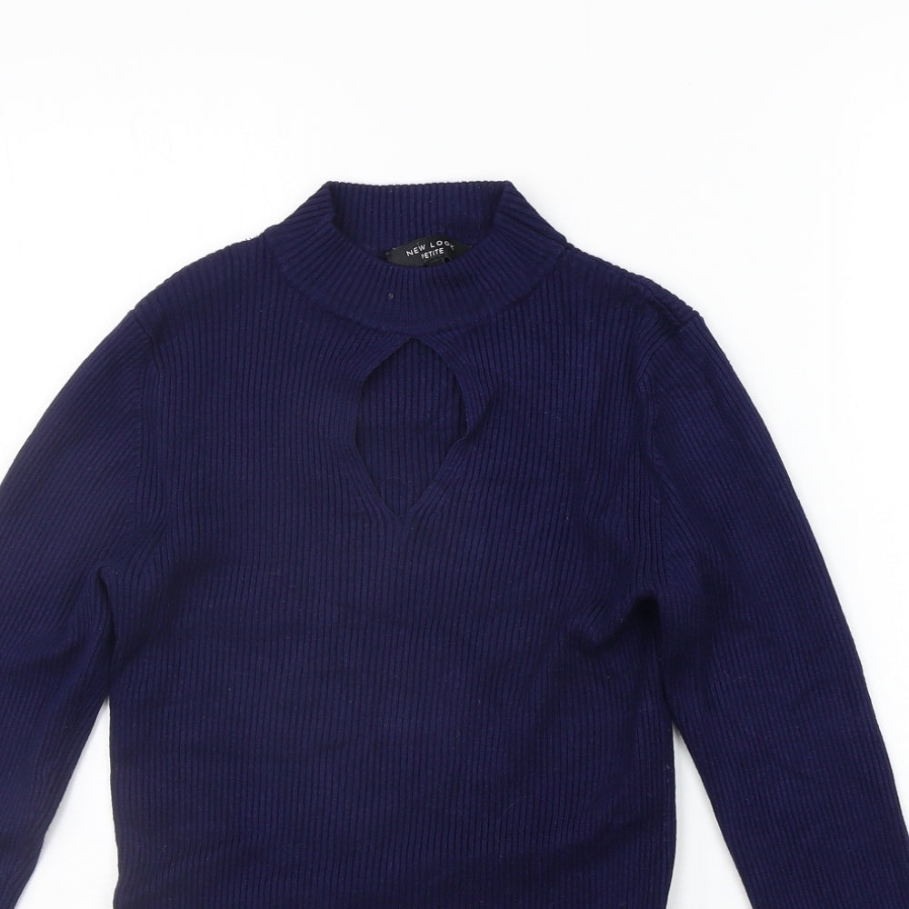 Womens UK Size 6 New Look Black Pullover Jumper