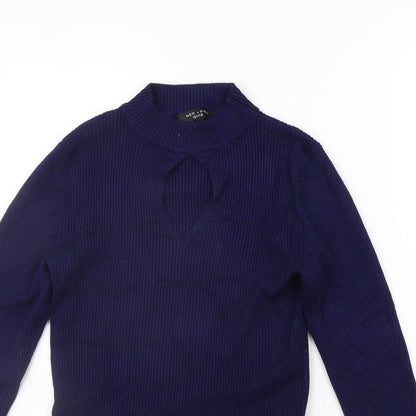 Womens UK Size 6 New Look Black Pullover Jumper