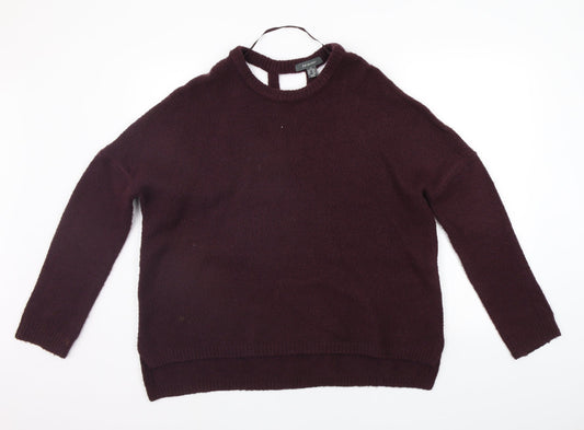 Primark Womens Purple   Pullover Jumper Size M