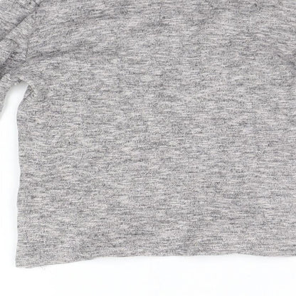 NEXT Girls Grey   Basic T-Shirt Size 7 Years