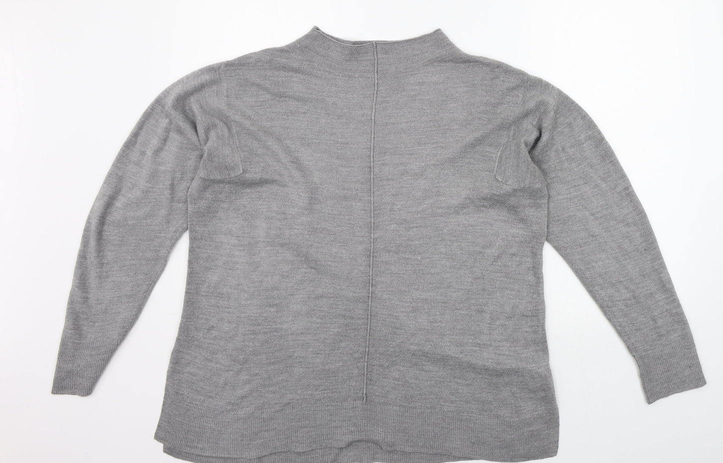 Womens UK Size L Marks and Spencer Grey Pullover Jumper