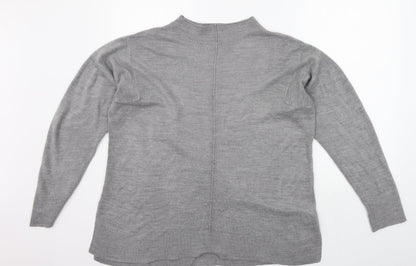 Womens UK Size L Marks and Spencer Grey Pullover Jumper