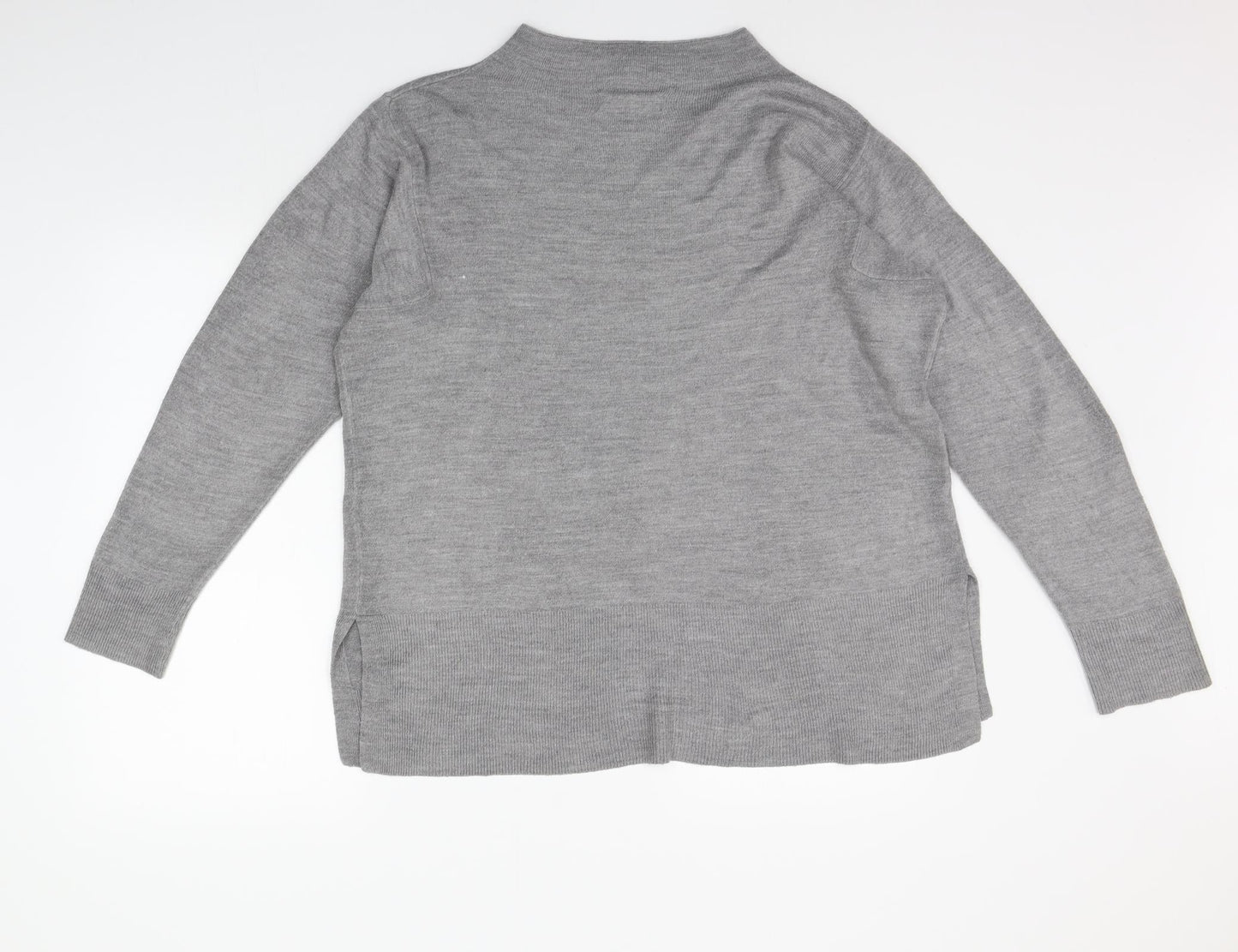 Womens UK Size L Marks and Spencer Grey Pullover Jumper
