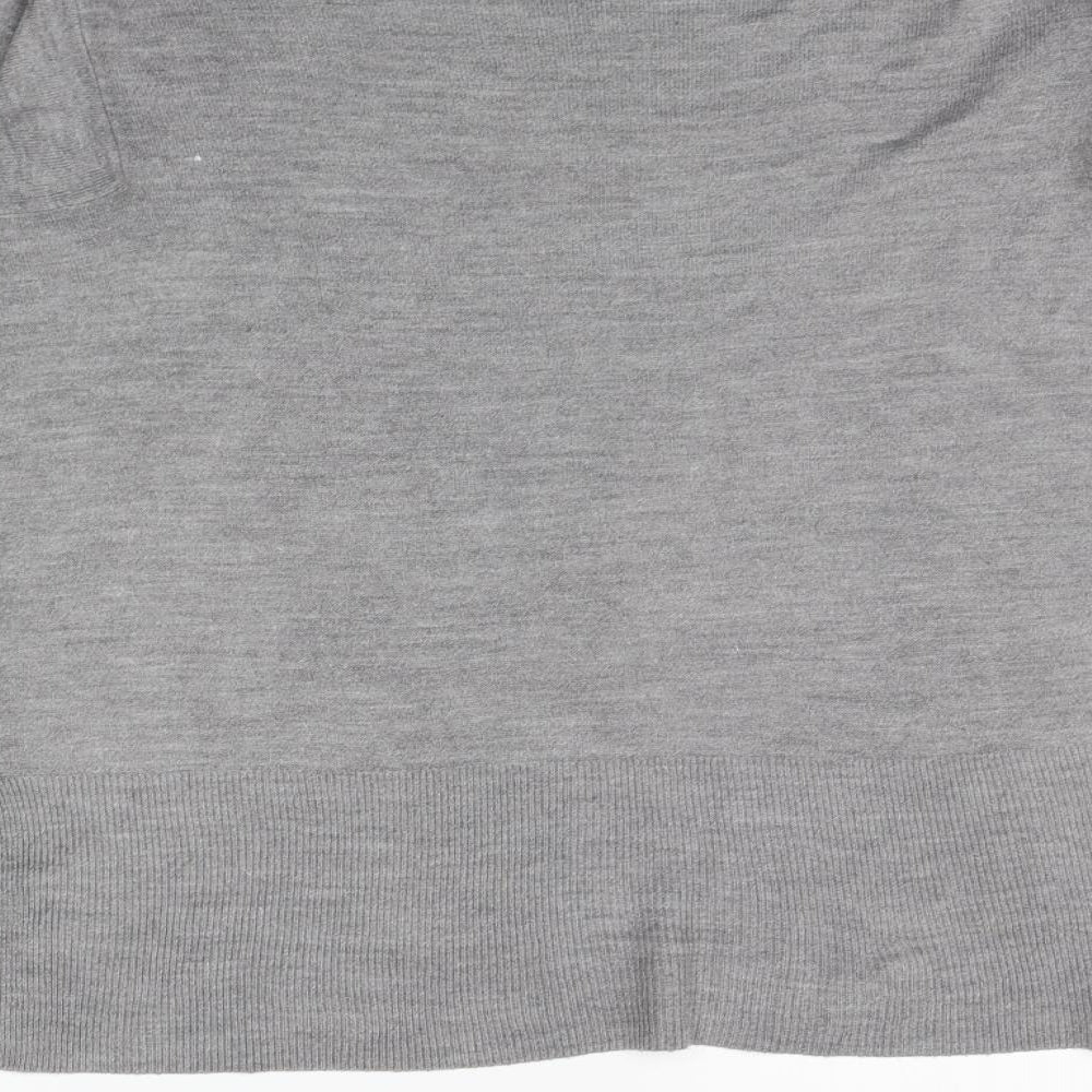 Womens UK Size L Marks and Spencer Grey Pullover Jumper