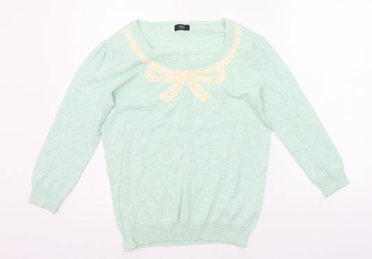 F&F Womens Gold   Pullover Jumper Size 12