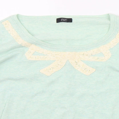 F&F Womens Gold   Pullover Jumper Size 12