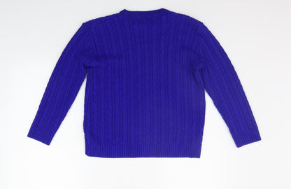 Choice Girls Blue   Pullover Jumper Size XL