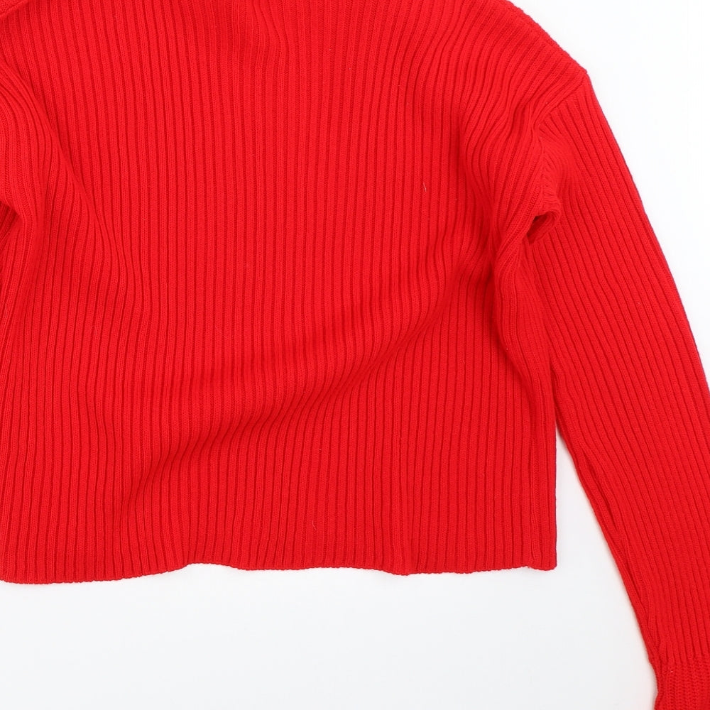 Womens UK Size M Lasula Red Pullover Jumper