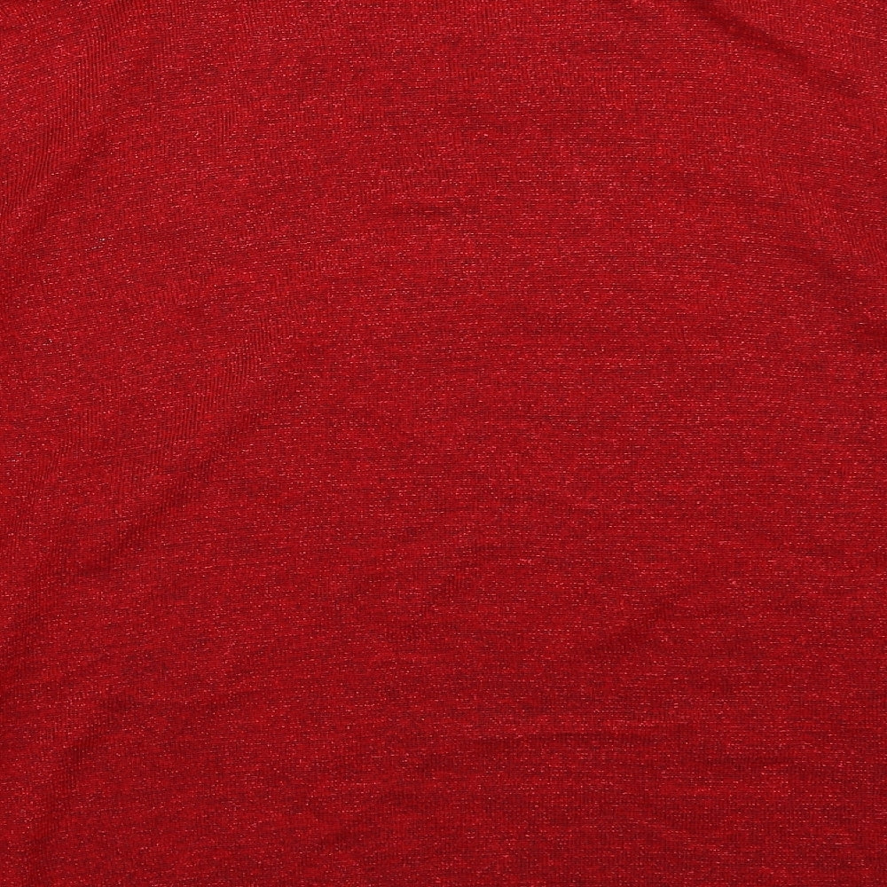 Womens UK Size L BM Red Pullover Jumper