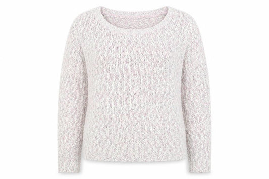 Womens UK Size S Isle Pink Pullover Jumper