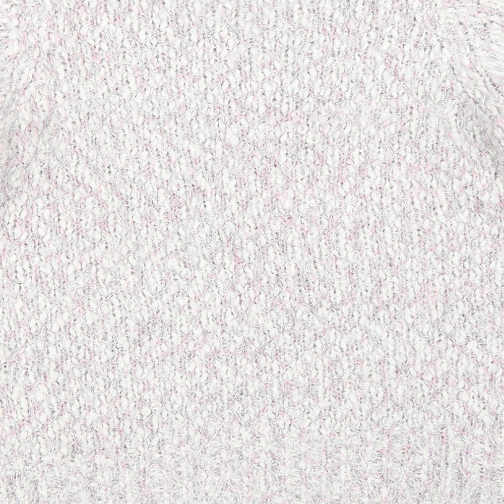 Womens UK Size S Isle Pink Pullover Jumper
