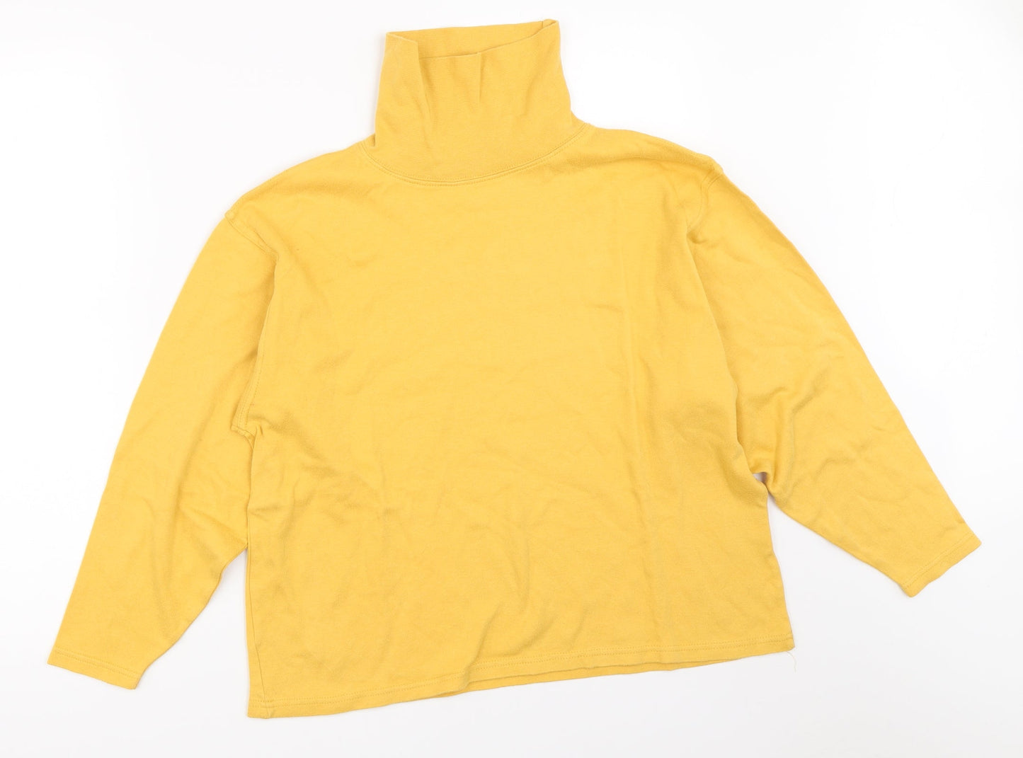 Womens UK Size M Compliments Yellow Pullover Jumper