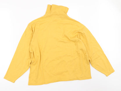 Womens UK Size M Compliments Yellow Pullover Jumper