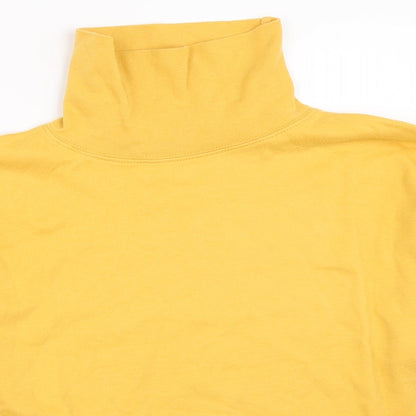 Womens UK Size M Compliments Yellow Pullover Jumper