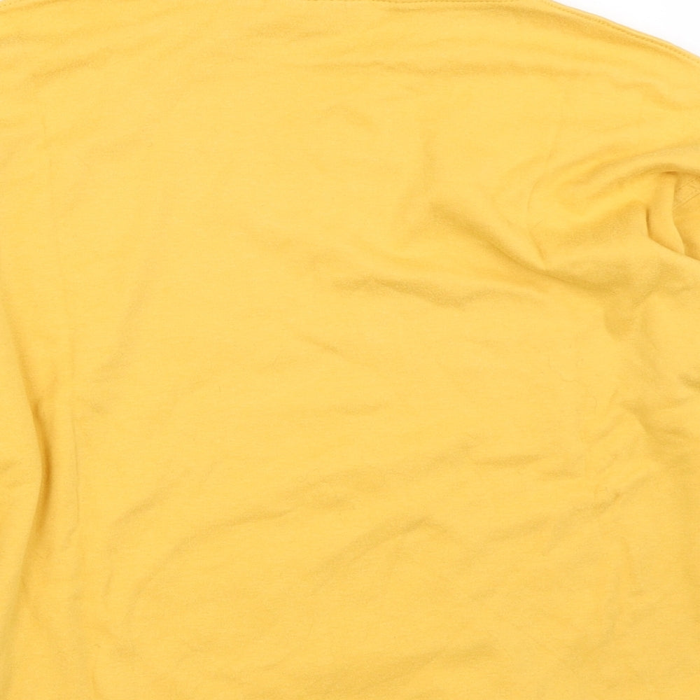 Womens UK Size M Compliments Yellow Pullover Jumper