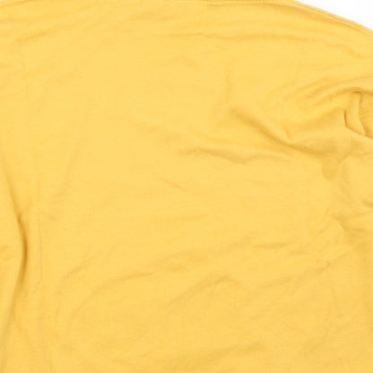 Womens UK Size M Compliments Yellow Pullover Jumper