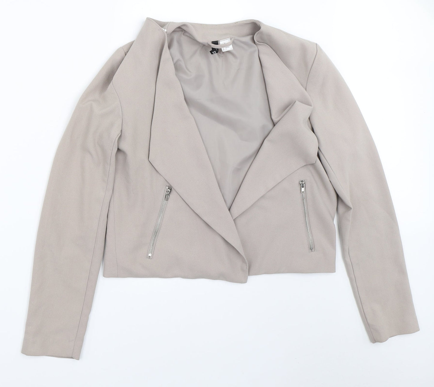 Womens UK Size 38 H&M Beige Jacket