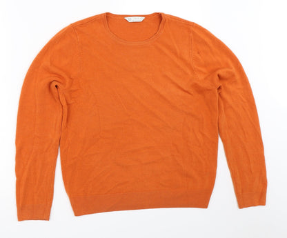 Womens UK Size 12 BHS Orange Pullover Jumper