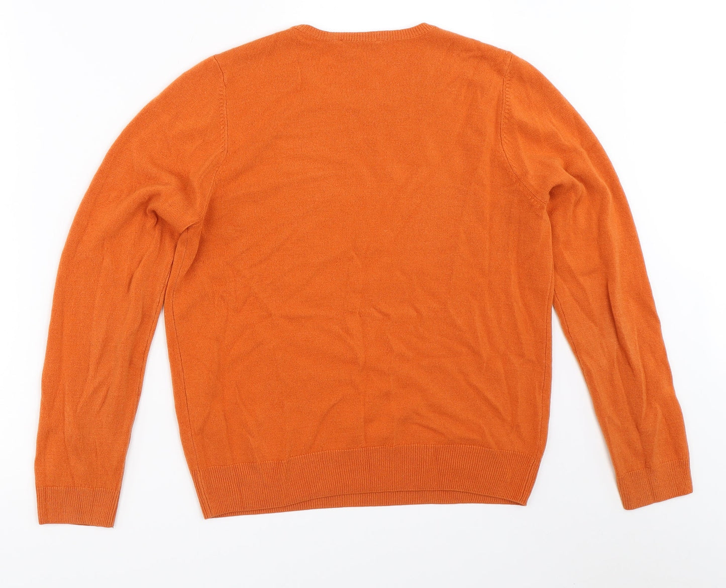 Womens UK Size 12 BHS Orange Pullover Jumper