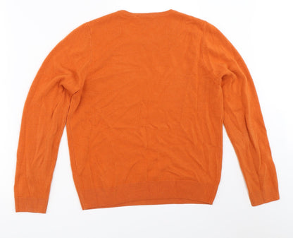 Womens UK Size 12 BHS Orange Pullover Jumper