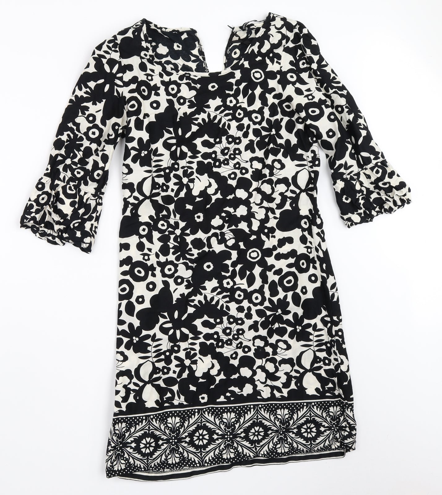 Atmosphere Womens Black Floral  Shift  Size 8
