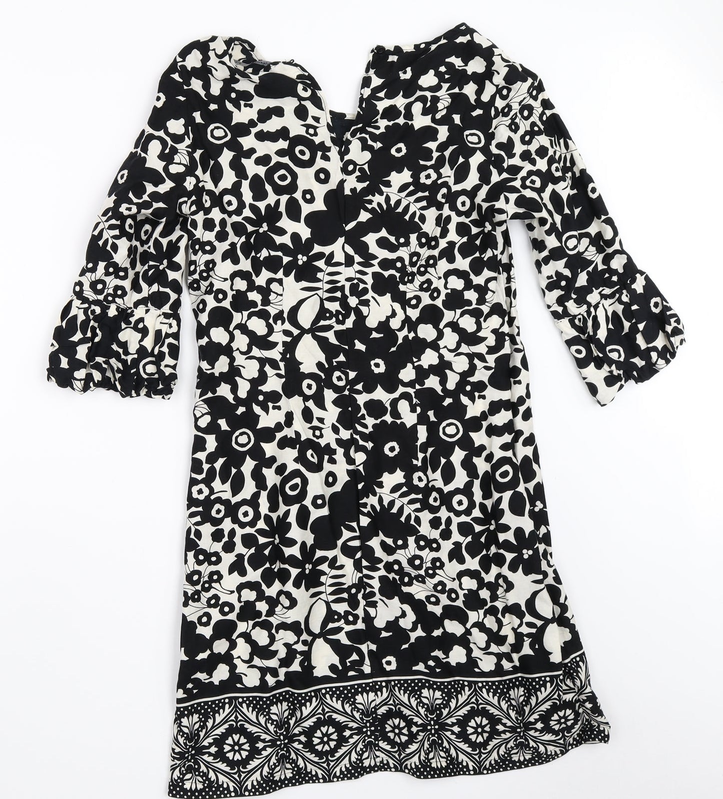 Atmosphere Womens Black Floral  Shift  Size 8
