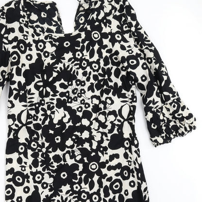 Atmosphere Womens Black Floral  Shift  Size 8