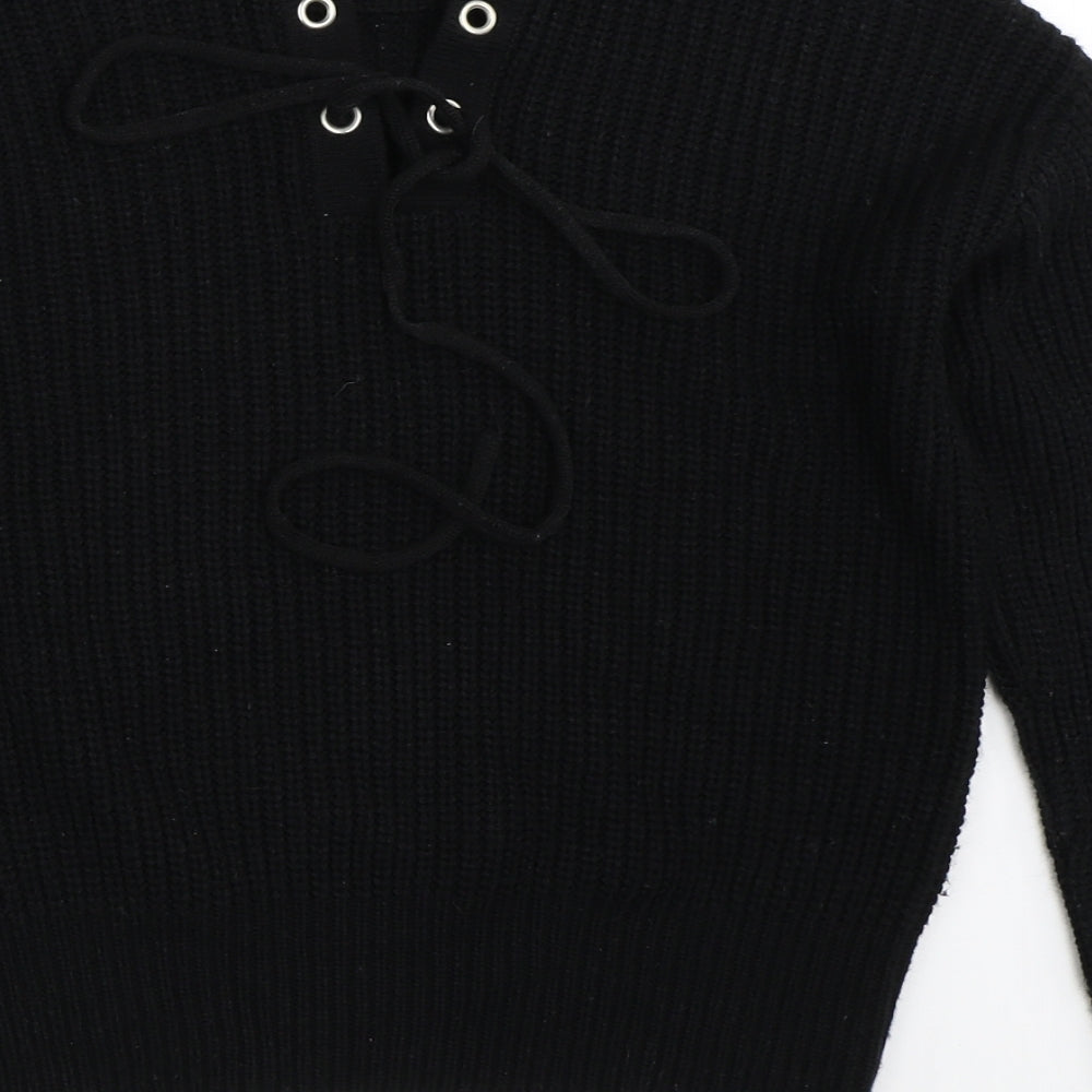 Womens UK Size M Amara Reya Black Pullover Jumper