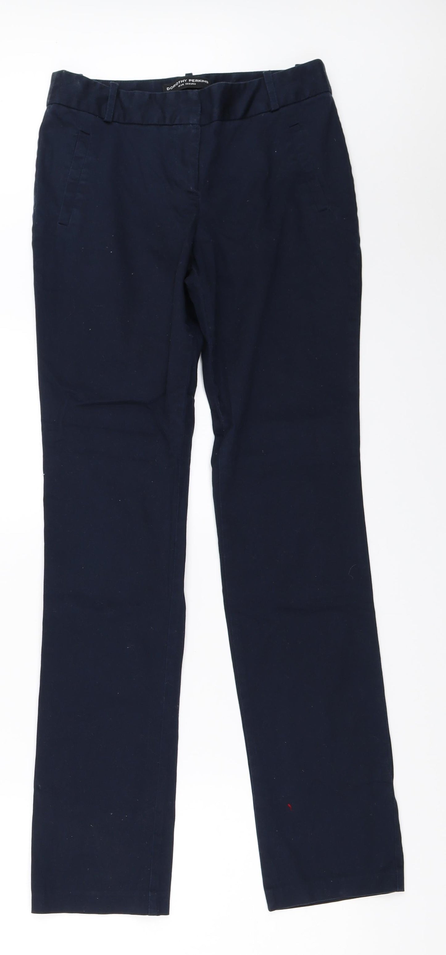 Womens UK Size 10 Dorothy Perkins Regular Fit  Blue Trousers