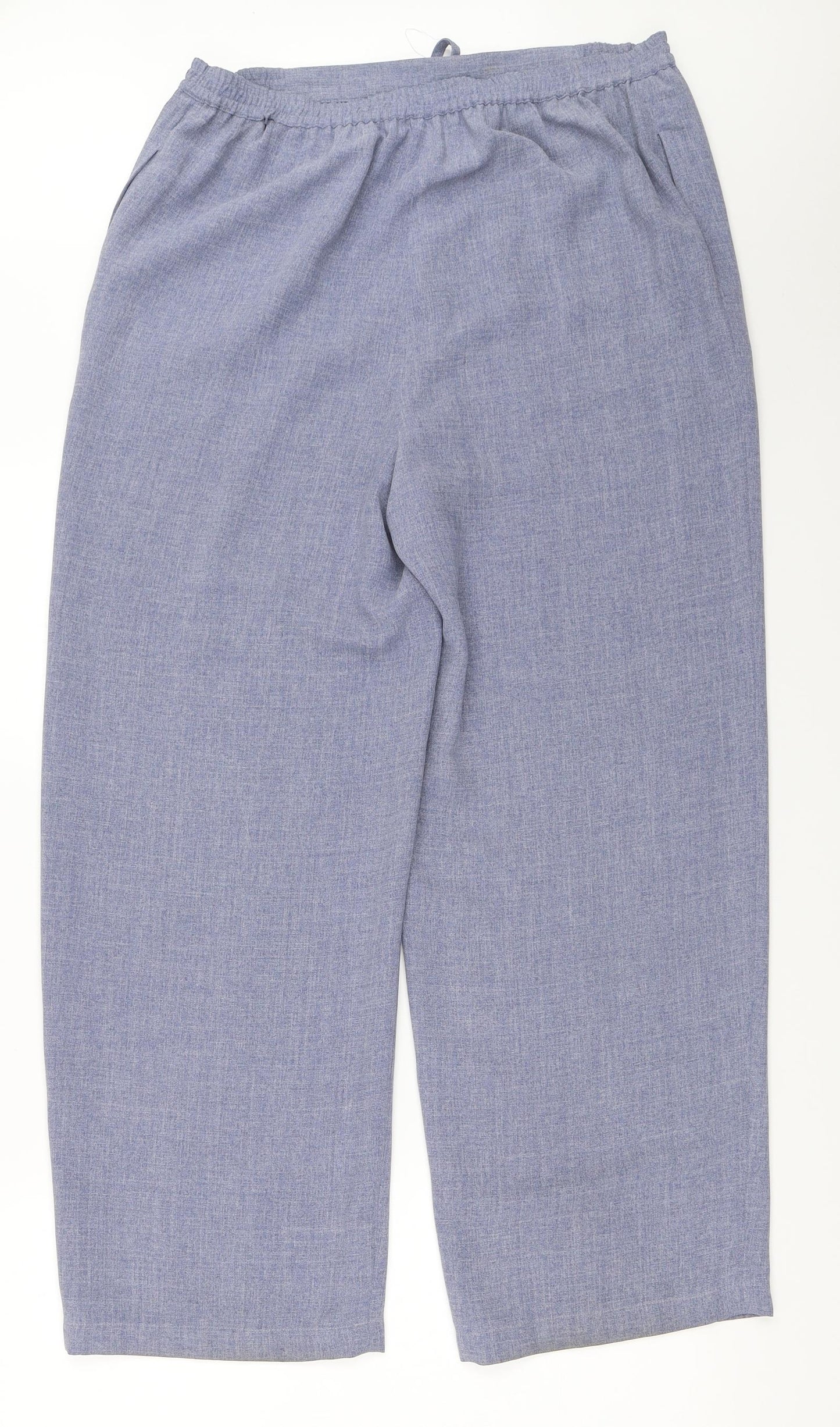 Womens UK Size 14 Platinum Regular Fit  Blue Trousers