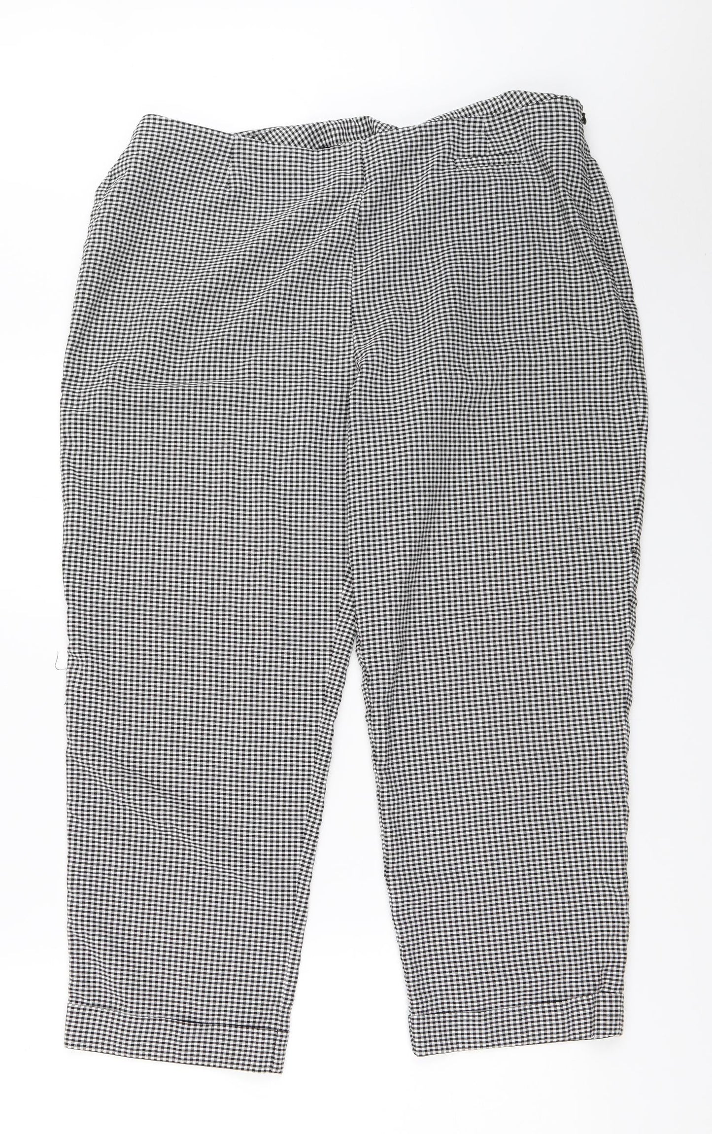 Womens UK Size 18 Casual Club Regular Fit  Black Trousers