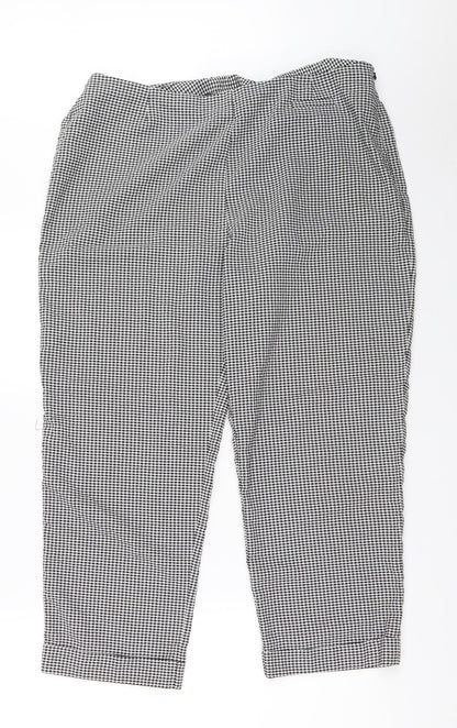 Womens UK Size 18 Casual Club Regular Fit  Black Trousers