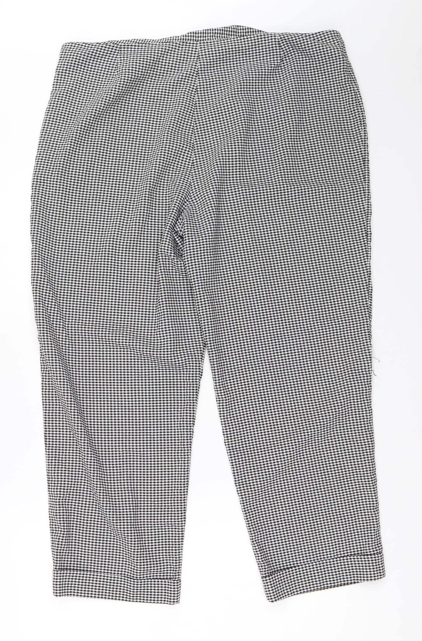 Womens UK Size 18 Casual Club Regular Fit  Black Trousers