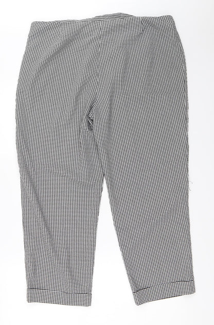 Womens UK Size 18 Casual Club Regular Fit  Black Trousers