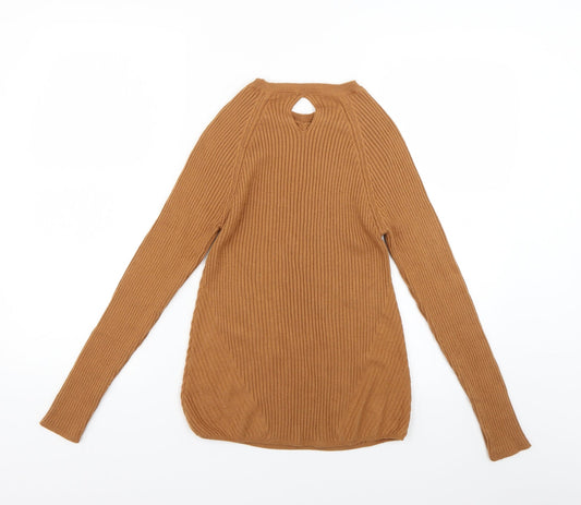 Womens UK Size 12 Select Orange Pullover Jumper