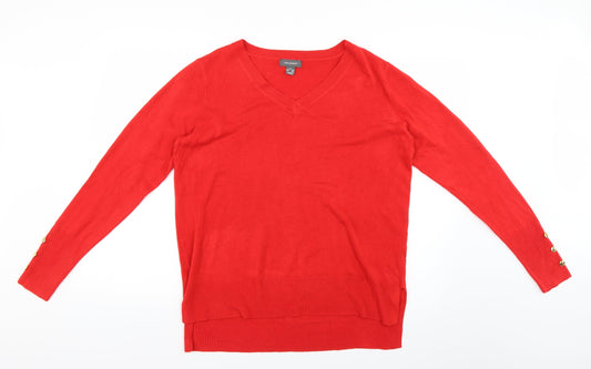 Primark Womens Red   Pullover Jumper Size 12