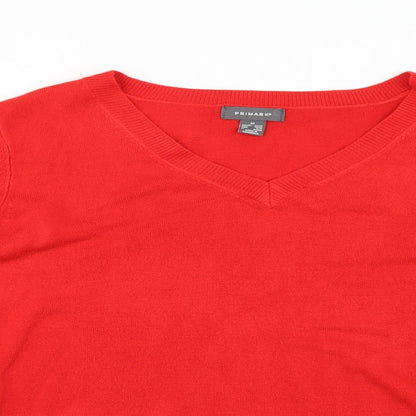 Primark Womens Red   Pullover Jumper Size 12
