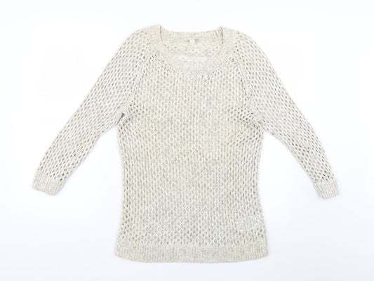 Gap Womens Beige  Knit Pullover Jumper Size L