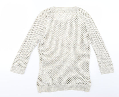 Gap Womens Beige  Knit Pullover Jumper Size L