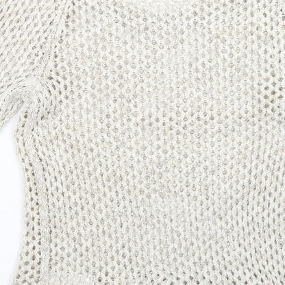 Gap Womens Beige  Knit Pullover Jumper Size L