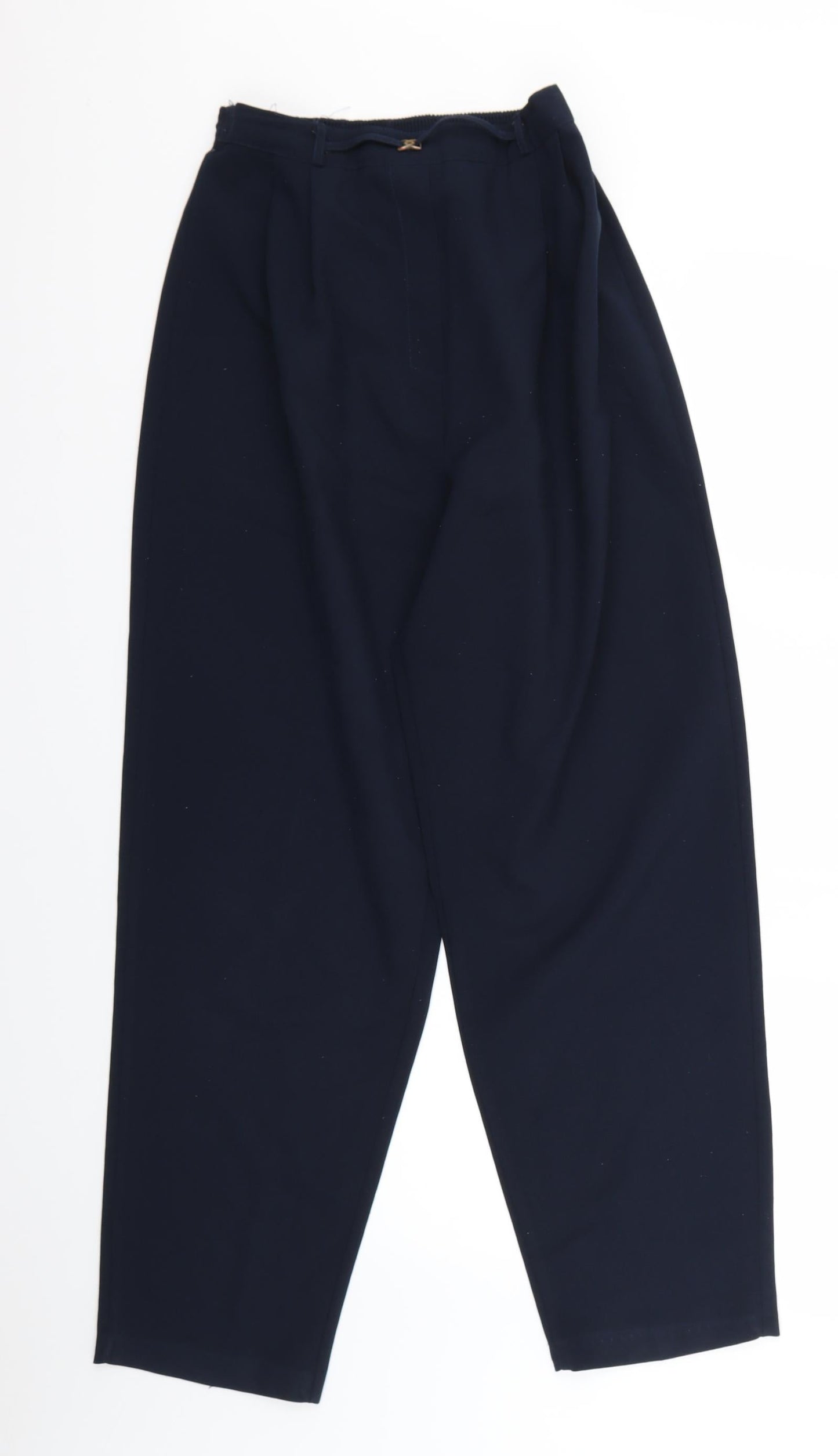 Womens UK Size 14 Preworn Regular Fit  Blue Trousers