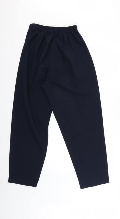 Womens UK Size 14 Preworn Regular Fit  Blue Trousers