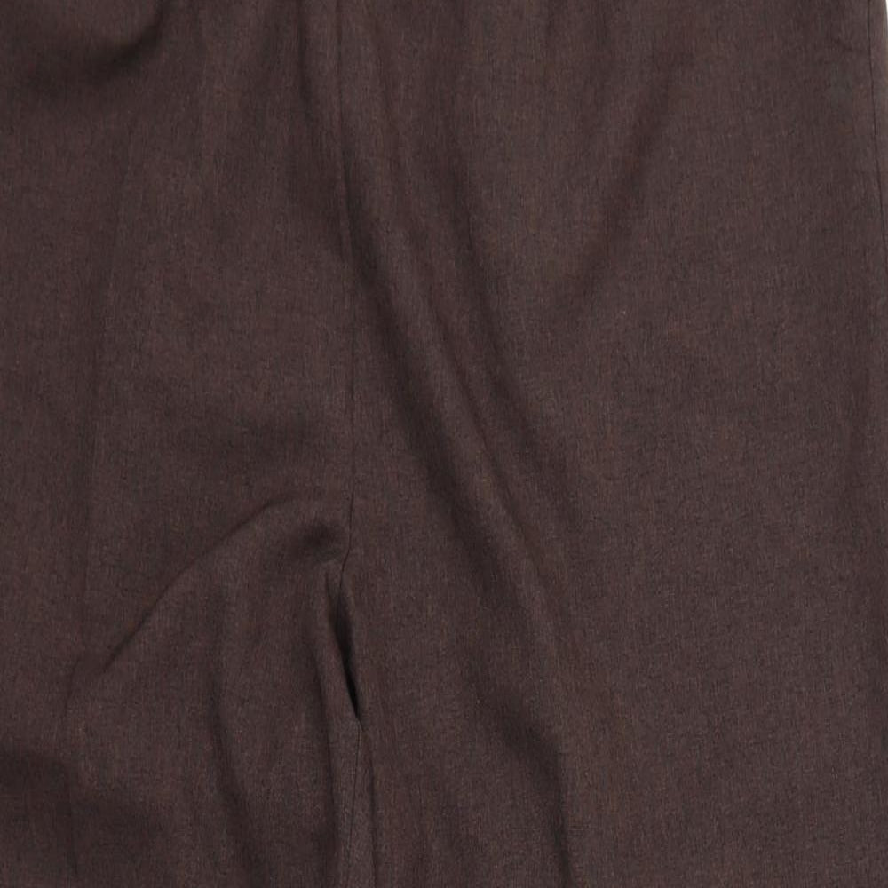 BM Womens Brown   Cropped Trousers Size 16 L23 in