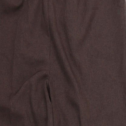 BM Womens Brown   Cropped Trousers Size 16 L23 in