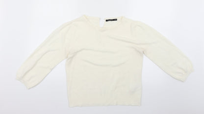 Atmosphere Womens White   Pullover Jumper Size 16