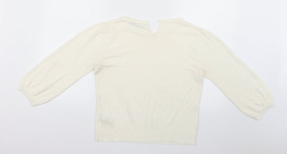 Atmosphere Womens White   Pullover Jumper Size 16
