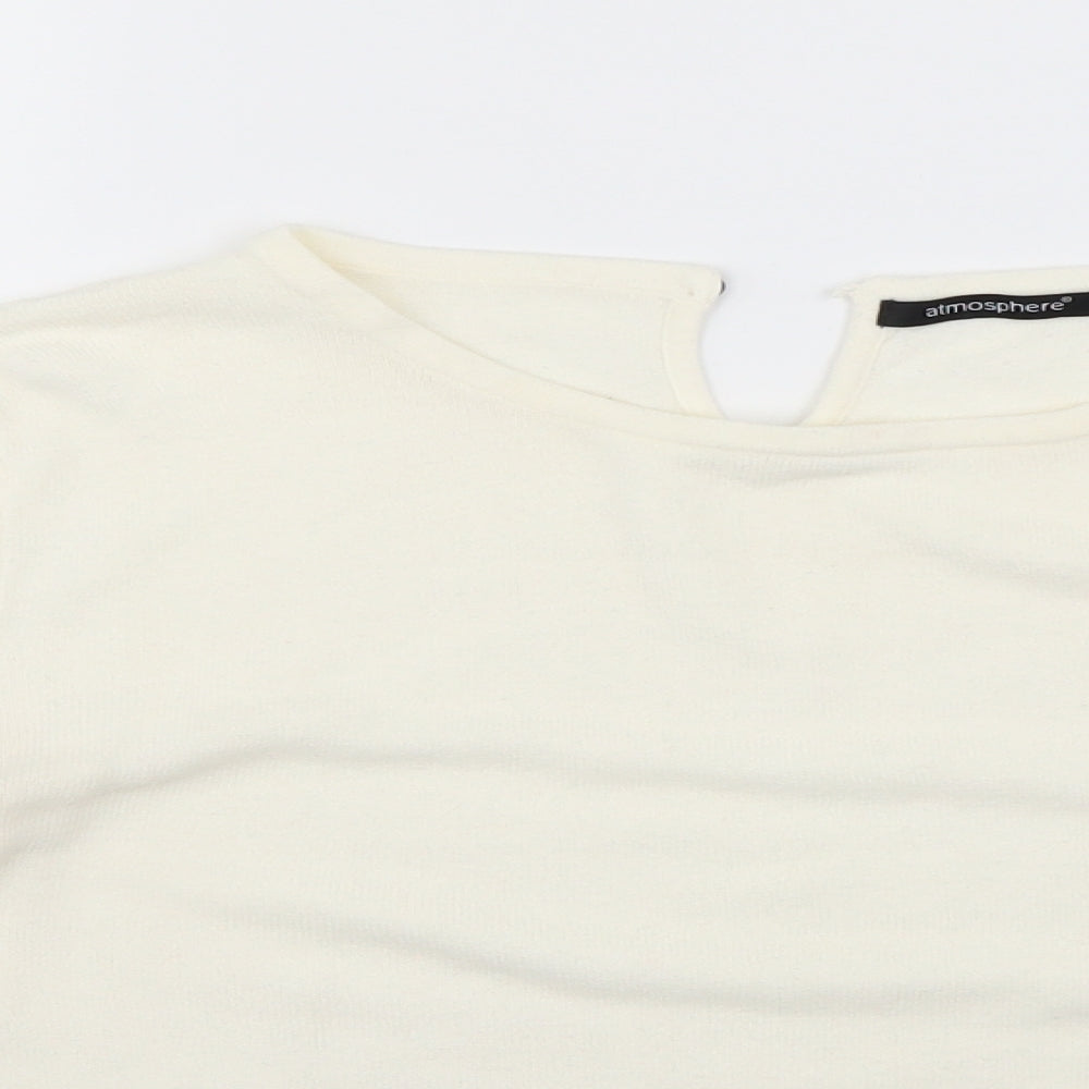 Atmosphere Womens White   Pullover Jumper Size 16