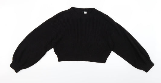 Womens UK Size S H&M Black Pullover Jumper