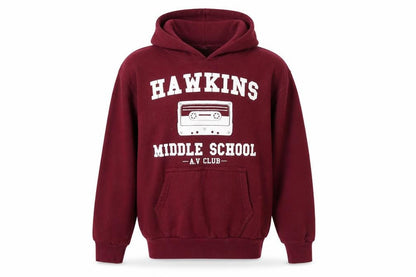 Stars Boys Red   Pullover Hoodie Size L