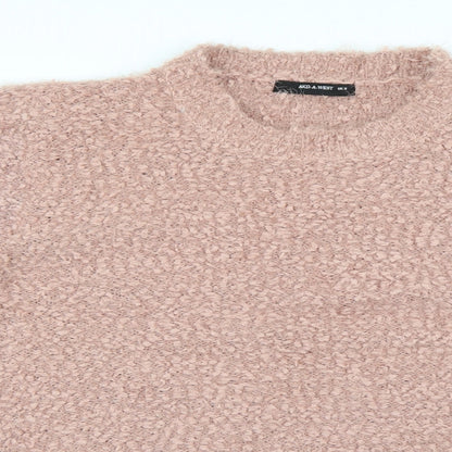 Womens UK Size 12 akd a west Pink Pullover Jumper